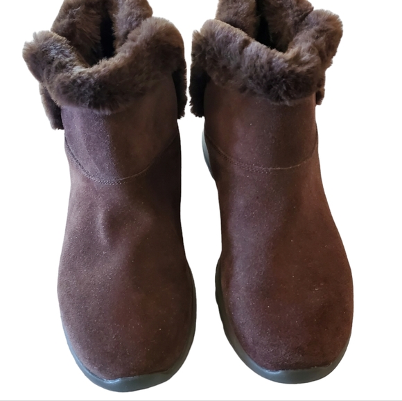 Skechers Air Cooled On The Go Leather Booties - Picture 6 of 12